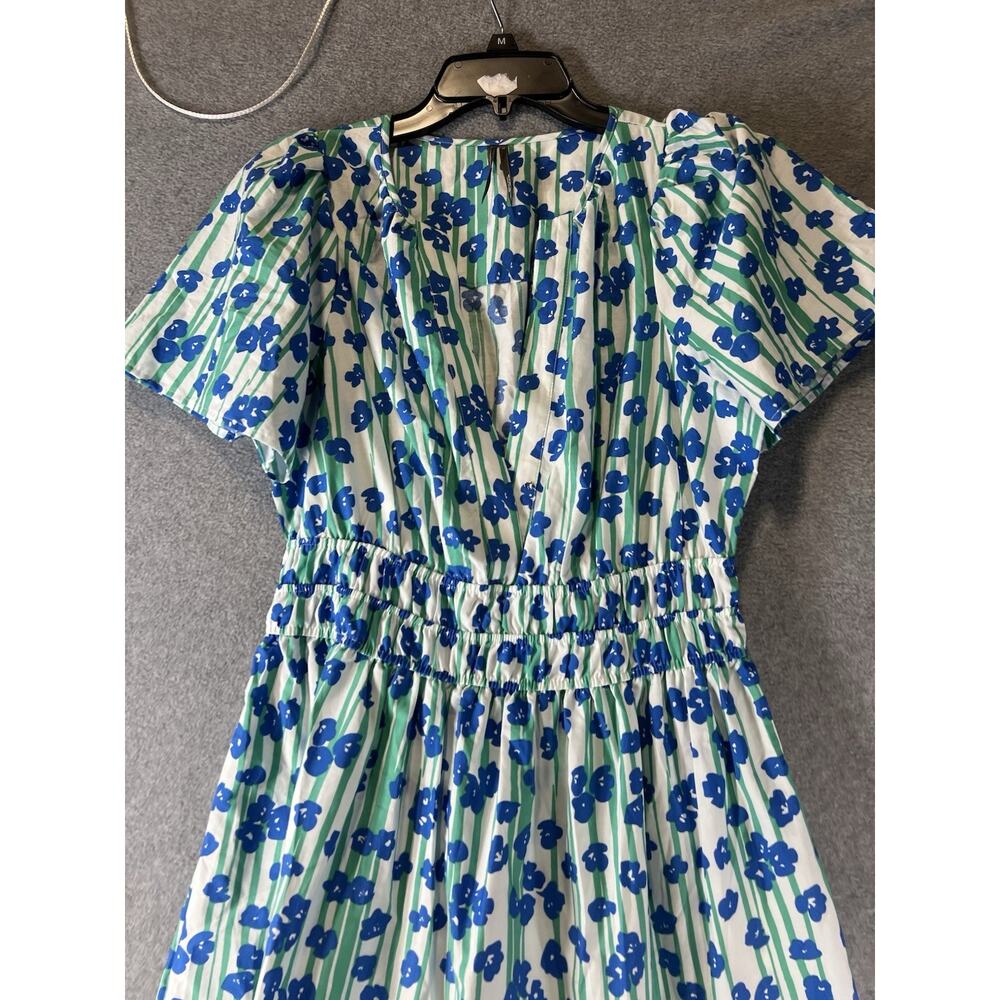 Anthropologie The Sommerset Maxi Dress Size Small Floral Green Blue - Picture 4 of 10